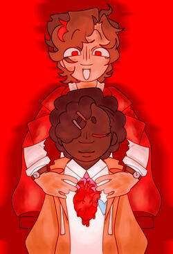 2 clean shaded halfbodies, additional prop, no/simple background: 40 usd